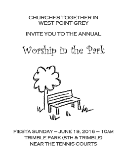 Worship in the Park (2016)